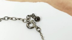 Vintage Children’s Silver Tone Multi-Color Enamel Butterfly Charm Bracelet, 7″ L