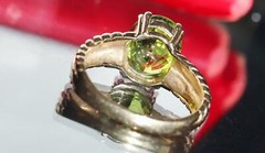 10k yellow gold ring 2.50ct Lemon Quartz solitaire size 7 vintage handmade 3.25g