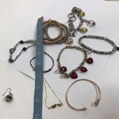 Vintage To Mod Heart Jewelry lot Love Retro Rockabilly locket 1+ pounds Coquette