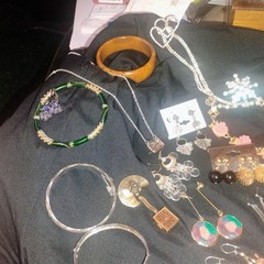 Vintage, MCM, Art Deco, Bakelite, Silver Jewelry