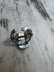 Bohemian Vintage Circular Imitation Turquoise & Moonstone Ring