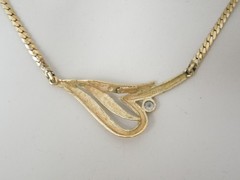 Theodor Klotz Necklace Chain 5.2 g 0.2 cm ca.44 cm 3.6 x 1.4 cm