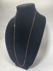 Vintage Medici Gold Tone 30” Serpentine Gold Tone Chain Necklace.
