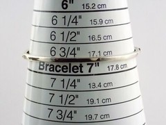 Abraham David Lowenstark Sterling Silver Diamond Hinged Bracelet ADL 925 7 Inch