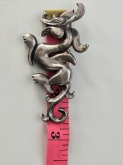Signed Metropolitan Museum of Art MMA Sterling Silver 925 Dragon Pendant Brooch