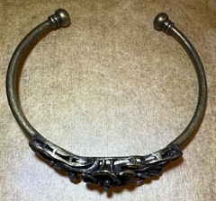 Floral Bracelet Copper 3D Design Brass & Copper Charming Vintage Look Fashion