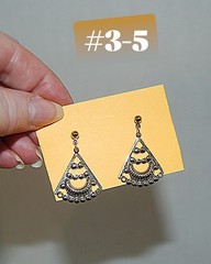 Vintage Retro Ear Rings, 1970s, 1980s 1990s, GROUP 3, priced per or the lot