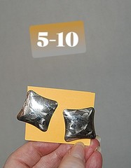 Vintage Retro Ear Rings, 1970s, 1980s 1990s, GROUP 5, priced per or the lot