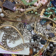 15+ Lbs Vintage To Now Craft Repair Tangled Junk Drawer Jewelry Lot
