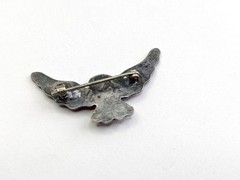 Vtg Handmade Navajo Fred Harvey Era Sterling Silver Thunderbird Turquoise Brooch