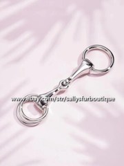 Sallys Quality 100% Copper Scarf Ring Horse Bit Buckles Brooch For Silk Scarves