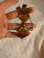 Copper Bracelet And Earrings Set Vintage 90 grams