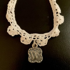 Vintage Waxing Poetic Sterling Silver Charms Initial Seal Insignia Letters