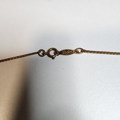 Vintage Napier Gold Tone Serpentine Necklace 20″ Chain Snake Signed Estate Nice
