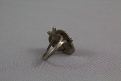 Old Pawn Vintage Navajo Sterling Silver Ring – Beautiful Turquoise Stone – Sz 7