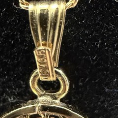 12K Gold Filled Cameo Pendant Necklace 15” Inch Cable Chain Carved Shell Vintage