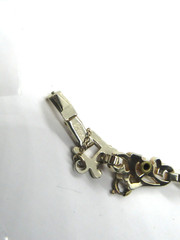 Vintage BARCLAY Faux Diamond Rhinestone Amethyst Statement Bracelet 1 1/4″