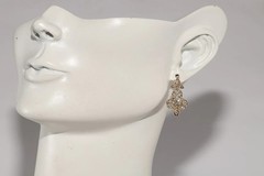 2.11Ct Art Deco Style Lab-Created Diamond Anniversary 14K White Gold FN Earring