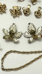 VTG Jewelry Lot MCM Fashion Mixed Brooch Necklace Earrings 1960’s 1970’s 1950’s