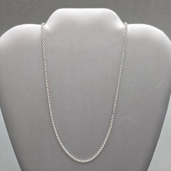 Vintage Sterling Silver Anchor Link Chain Necklace 925 Layering Choker 16″