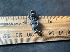 5.31g Vintage Sterling Silver 925 Donald Duck Cartoon Character Disney Pendant M
