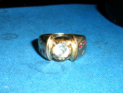 ROLLED GOLD MENS RING SIZE 11.25 A2