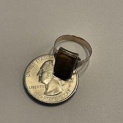 Sweet Victorian 10k Yellow Gold Carved Tiger Eye Cameo Ring 1.90 Grams Size 6