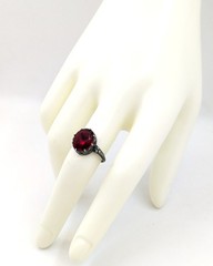 Vintage Luxury Soviet RING Silver⭐875 stamp Star USSR -size: 8US (18.5mm) UA #97