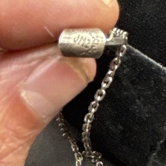 925 Vingage signed Taxco, MX. Silver Pendant and Braclet W/ Turquoise chip inlay