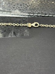 Vintage 20″ Sterling Silver 3.25″ Amethyst Moonstone Cross Necklace 33 Grams F24
