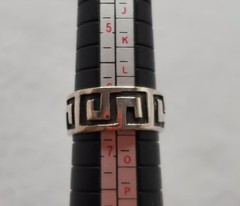 Vintage Sterling Silver 925 Band w/ Geometric Pattern in Size 6.25 – New!