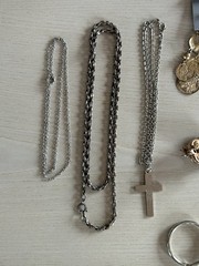 Vintage Jewelry Mixed Lot Earrings Necklaces Keychain Pin Gold Tone Silver AS IS