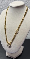 Lot 11 Unique Mixed Metals Chunky Bronze Silver Gold Brass Tone Chain Necklaces