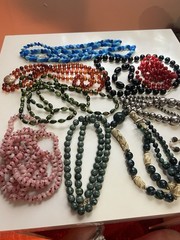 Vtg Costume Jewelry Lot Lucite Acrylic Faux Bakelite Amber Tortoise 11 Pc