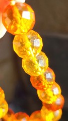Faceted Amber Vintage Choker Necklace Fancy Clasp with UV Test See Pics