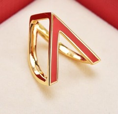 Sallys Quality 100% Brass & Enamel Scarf Ring Chain Buckles Brooch For Scarves
