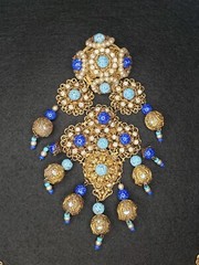 SPECTACULAR! French FRANCE One of a Kind Collar Necklace OOAK (ST909_1)