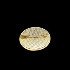 Vintage Abstract Resin Lucite Art Brooch Pin Colorful Modernist Trombone Clasp
