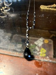 Vintage Necklace and starting set Saw Signed necklace
