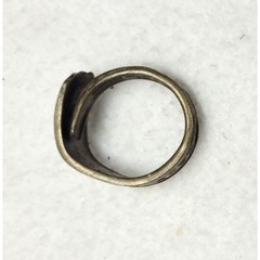 Vintage Duchess Silver Plate Pinocchio Spoon Ring Size 8.75 Wrap Bypass Jewelry