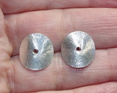 Diamond Cut White Gold 14mm Jackets For Earrings Use With Any Studs Create Look