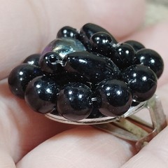 Vintage Trifari & Hong Kong Clip On Earrings Beads Cluster Jewelry Retro