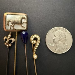 Antique Stick Pins – Victorian /Early 20th Century – Lot of 4 – Jewelry