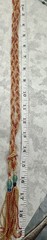 ntique 1920s 1930s Bead Braided Lariat Necklace Art Deco Frosted Pink Cream Czec