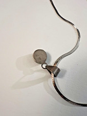 Vintage 925 Sterling Silver Opal S Chain Pendant Necklace 17 Inches Long
