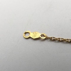 14k Gold Akoya Cream Pearl Pendant Necklace Vintage 15in Child 2gr