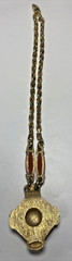 Vintage Signed Christian Dior Heavy Chain Pendant Necklace Germany 1974