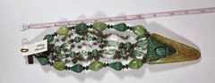 Vintage ANTHONY ALEXANDER Mother of Pearl Statement Necklace And Earrings