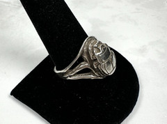 Sterling Silver Men’s Scarab Ring – Vintage – Size 11.25