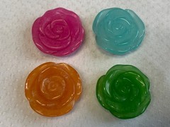 Vtg JTV Stretch Bracelet 6″-8″ Jewelry Interchangeable Magnetic Carved Roses